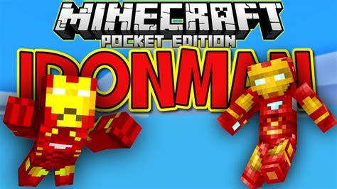 0105 Iron Man Mod Minecraft Pocket Edition Download Youtube