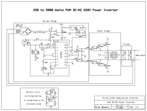 Frontiera Arachidi Punteggiatura Inverter Using Sg3524 Circuit Diagram
