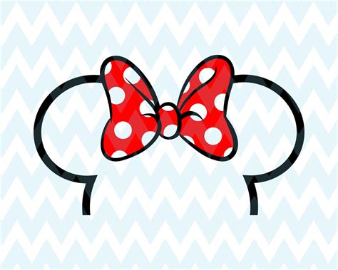 Minnie Mouse Svg Layered Minnie Maus Svg Dxf Und Png Instant Etsy