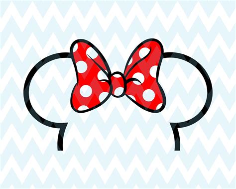 Minnie Mouse SVG LAYERED Minnie Maus Svg DXF Und Png Instant Etsy