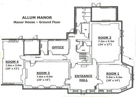 Manor House Ground Floor Plan Allum Manor