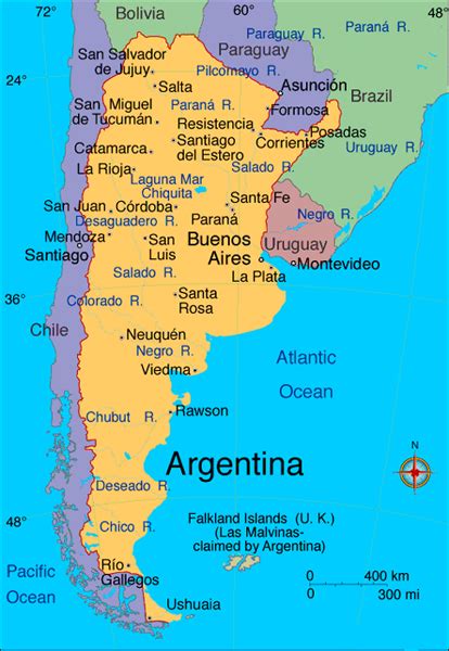 Sie grenzt im westen an chile, im norden an bolivien und paraguay, im nordosten an brasilien und uruguay und wird im osten durch den atlantischen ozean begrenzt. Nothin' Sez Somethin': Argentina