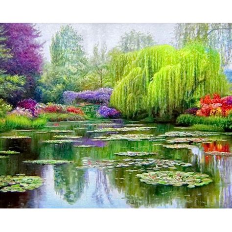 5d Diy Diamond Embroidery Painting Weeping Willow Tree