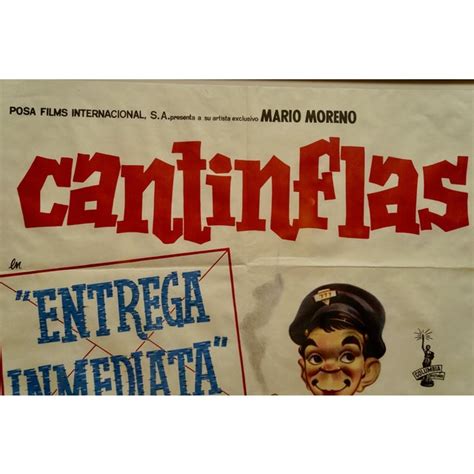 Circa 1963 Entrega Inmediata Cantinflas Litho Poster Chairish