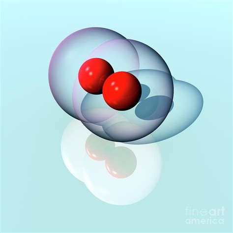 Oxygen Molecule Photograph By Russell Kightleyscience Photo Library