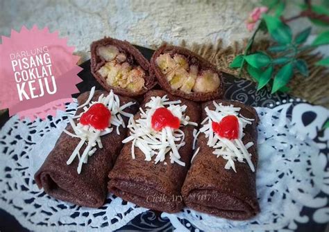 Simak resep cara membuat pisang bakar cokelat keju berikut: Resep Dadar gulung pisang coklat keju (#pr_adakejunya) oleh Cicik Ary - Cookpad