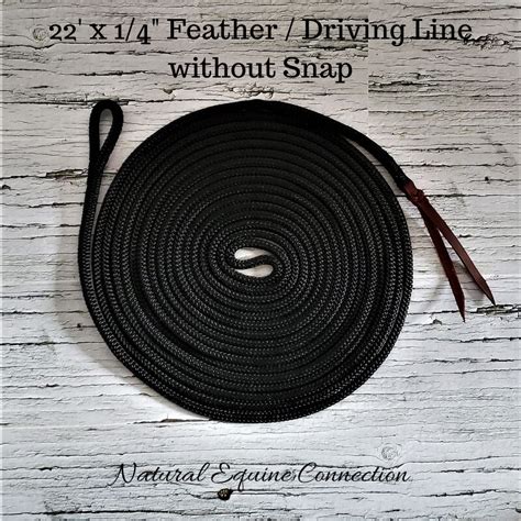22 Ground Training Feather Driving Lines Natural Equine Connection
