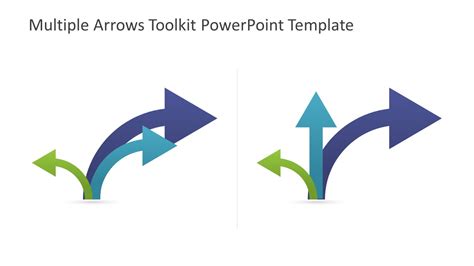 Multiple Arrows Toolkit Powerpoint Template Slidemodel
