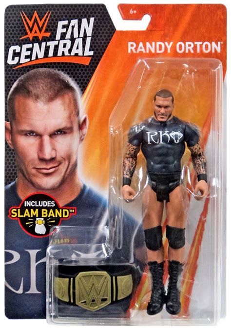 Wwe Wrestling Fan Central Randy Orton Action Figure Includes Slam Band