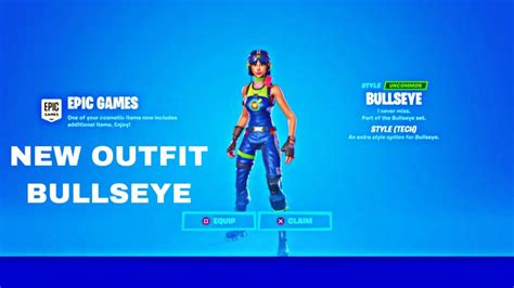 New Bullseye Outfit Fortnite Season 4 Youtube