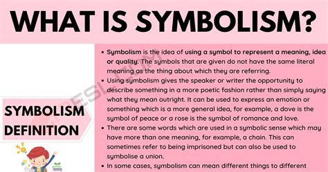 What Is Symbolism In Literature Explain With Examples