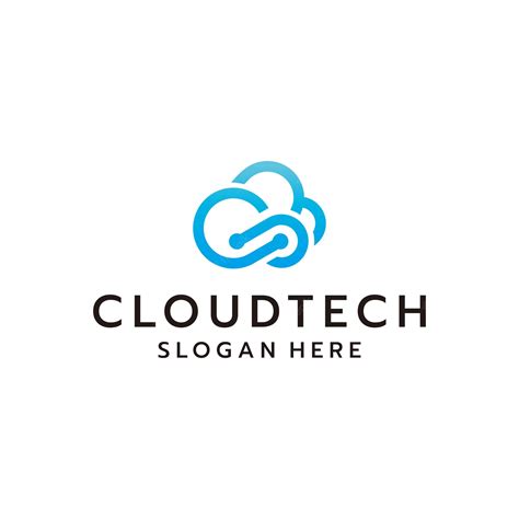 Premium Vector Technology Cloud Minimalist Sophisticated Stock Vector