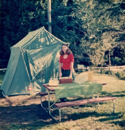 mom camping vintage camping camping
