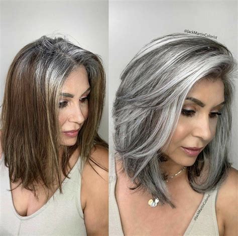 Here is our advice for how to grow out your hair, with as few headaches and awkward phases along the way. Pin by Meghan Messimore on Hairstyles | Gray hair ...