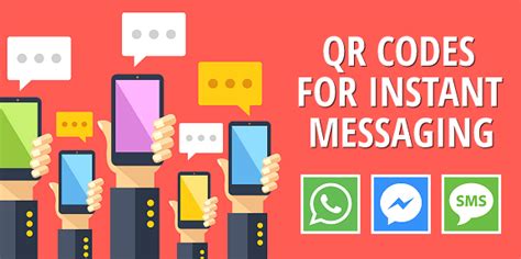 Qr Codes For Instant Messaging With Whatsapp Facebook And Sms