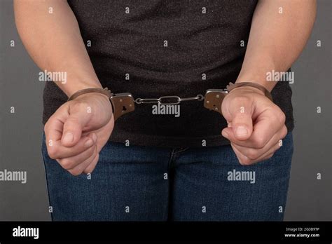 Police Girl Handcuffed Arrest Hi Res Stock Photography And Images Alamy