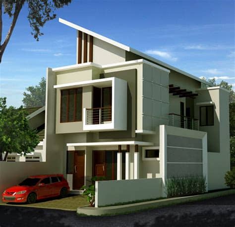 Lalu berapa sebenarnya harga borongan bangun rumah per meter persegi di jakarta. Desain Rumah Hook 2 Lantai Di Lahan 7 x 17 M2.