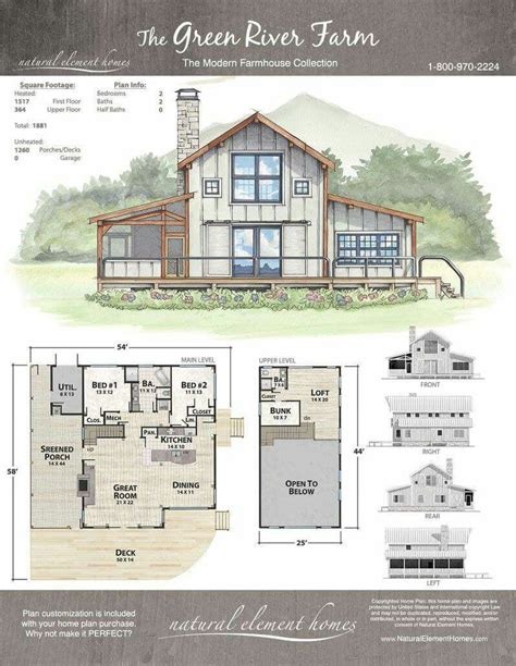 Like The Outside Look Of This Plan Pole Barn House Plans Cabin House