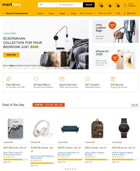 Ecommerce React Template Free