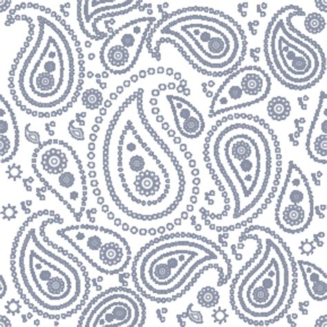 Seamless Paisley Pattern Vector Art Icons And Graphics For Free Download