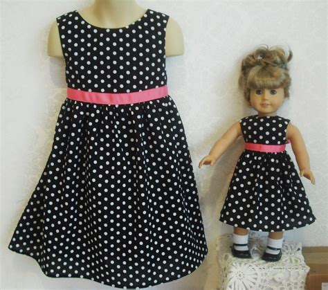 Custom Matching Polka Dot Dress For Child And American Girl Etsy