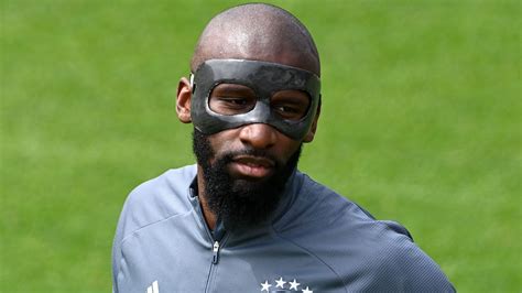 Why Is Germanys Antonio Rudiger Wearing A Face Mask At Euro 2020