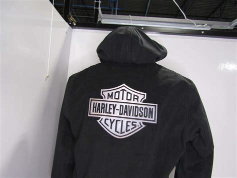 Harley Davidson Men S US XL Roadway II Waterproof Fleece Jacket Black