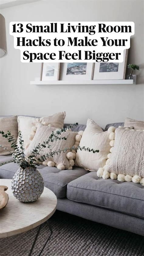 13 Small Living Room Hacks To Make Your Space Feel Bigger Small