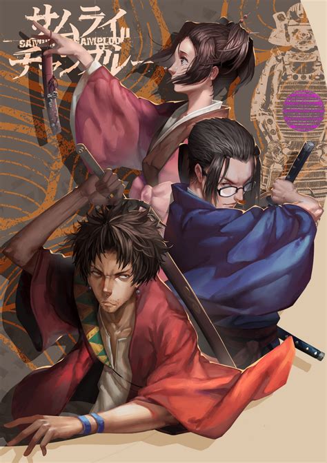 Fuu Mugen And Jinnosuke Samurai Champloo Drawn By Lightofheaven Danbooru