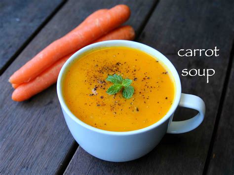 Carrot Soup Recipe Gajar Ka Soup Recipe Cream Of Carrot Soup