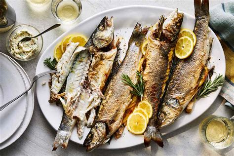 Roasted Branzino With Caper Butter Recipe Steve Corry Food And Wine