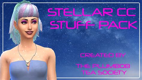 Sims 4 Stellar Cc Stuff Pack ~ Cas Items Youtube