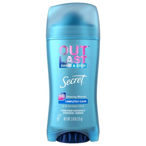 save on secret outlast antiperspirant deodorant completely clean invisible solid order online