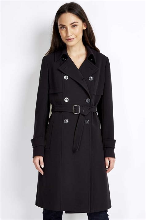 Black Belted Trench Coat Coat Belted Trench Coat Coats For Women