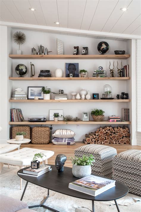 Living Room Open Shelf Styling Bethany Nauerts Portfolio