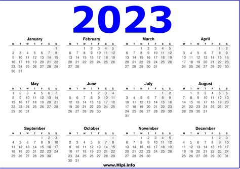 2023 Calendar Calendarpedia Printable Calendar 2023 Free 2023