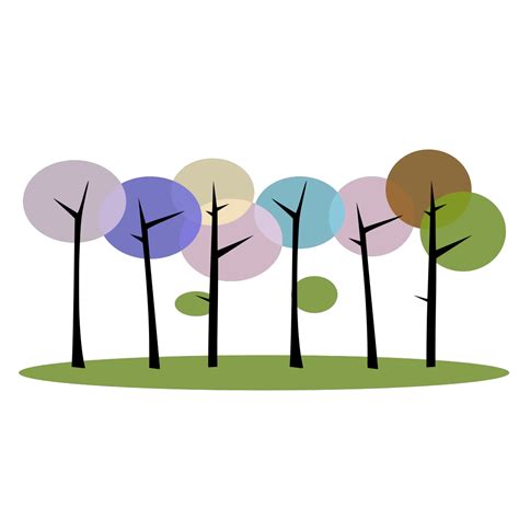 Colorful Trees Png Svg Clip Art For Web Download Clip Art Png Icon Arts