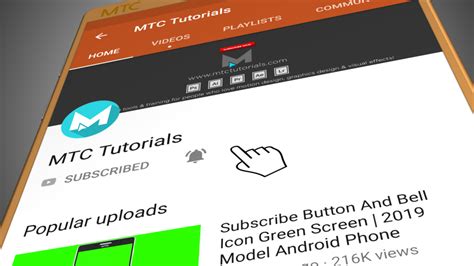 Youtube 3d Subscribe Button And Bell Icon Free After Effects Templates