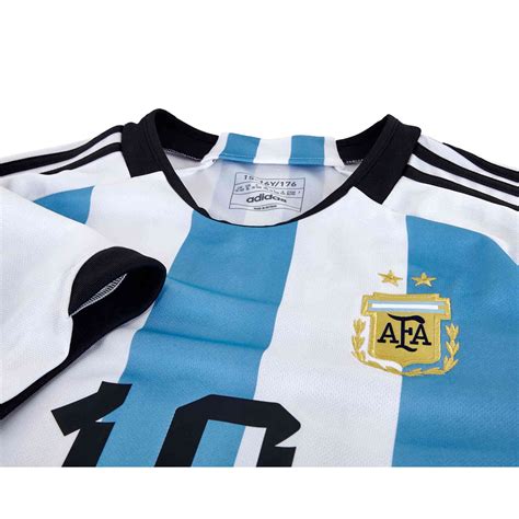 2022 Kids Lionel Messi Argentina Home Jersey Soccer Master
