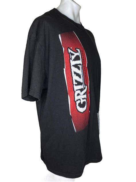 Vintage Grizzly Snuff Smokeless Chewing Tobacco T Shirt Mens Size Xl