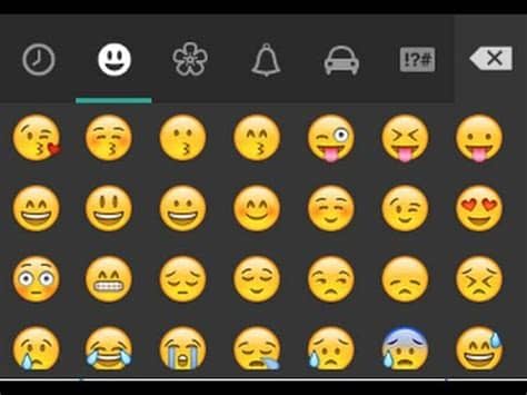 You can use the different emojis on any android and apple mobile phone and tab device also on windows. How to use Whatsapp Emoticons in Any other Chat on Android ...