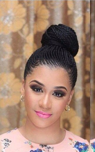 Large ghana braid buns if you want to create a new style with your big normal braid, these beautiful ghana braids braided into a bun should be added to your collection. 35 Stylish Cornrow Hairstyles | Braided bun hairstyles ...