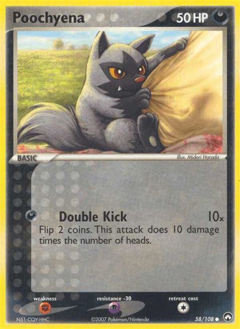 Poochyena Ex16 58 Pokémon Card Database Pokemoncard