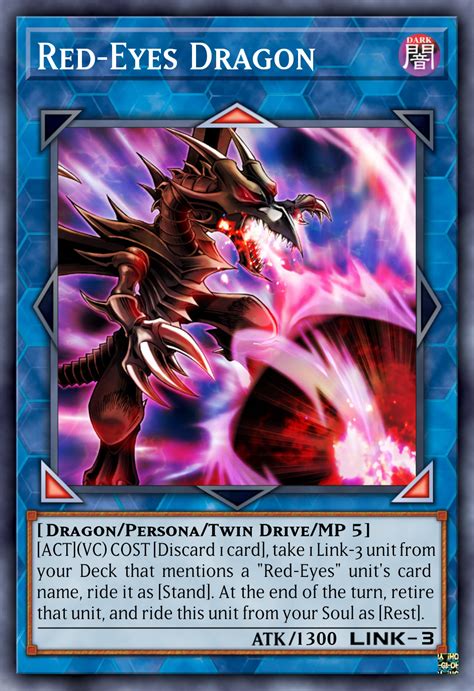 Red Eyes Black Dragon D3 Card By Petit0vn On Deviantart