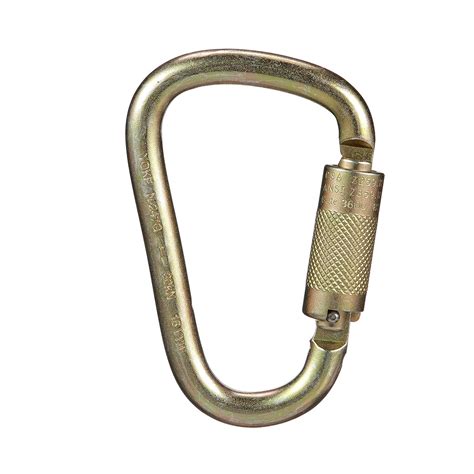 Msa 10089207 Ansi Certified Auto Locking Steel Carabiner With 1 Inch