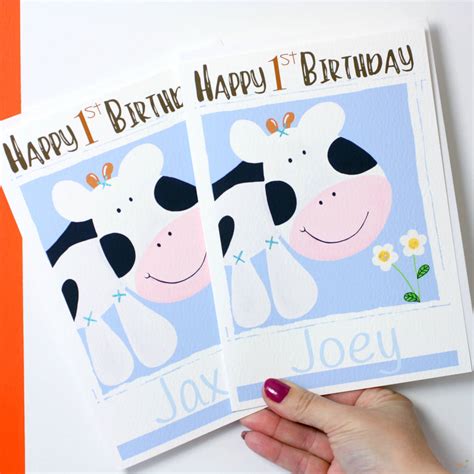 Vintage 1920s woman who is retro, not old birthday card. Personalised Farm Cow Age Birthday Card By Liza J Design | notonthehighstreet.com