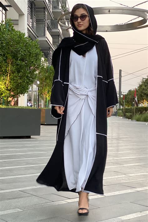 Black Abaya With Inner Dress Heracloset Online