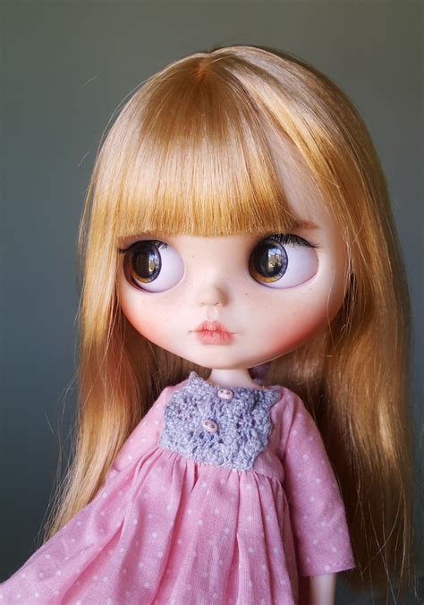 blythe doll custom ooak libi blythe dolls felt dolls ooak