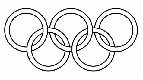 Olympic Rings Coloring Pages Coloring Home