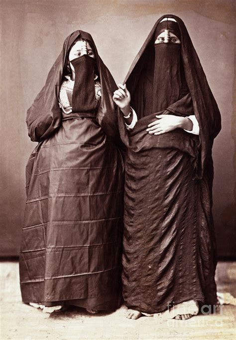 Two Middle Eastern Women In Trad Dress Photograph By Bettmann Fine Art America